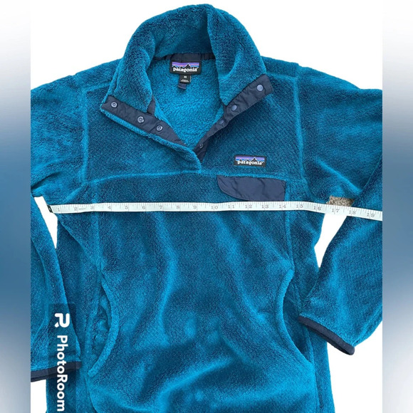 Patagonia Retool Snap-T Pullover Fleece Aqua Blue Size XS - Picture 3 of 9